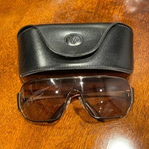 Vogue sunglasses with a brown tint brown frame